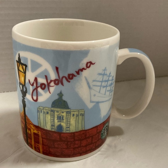 Starbucks 2008 Yokohama City Scene Coffee Mug Cup Made in Japan Collectible - Picture 1 of 9